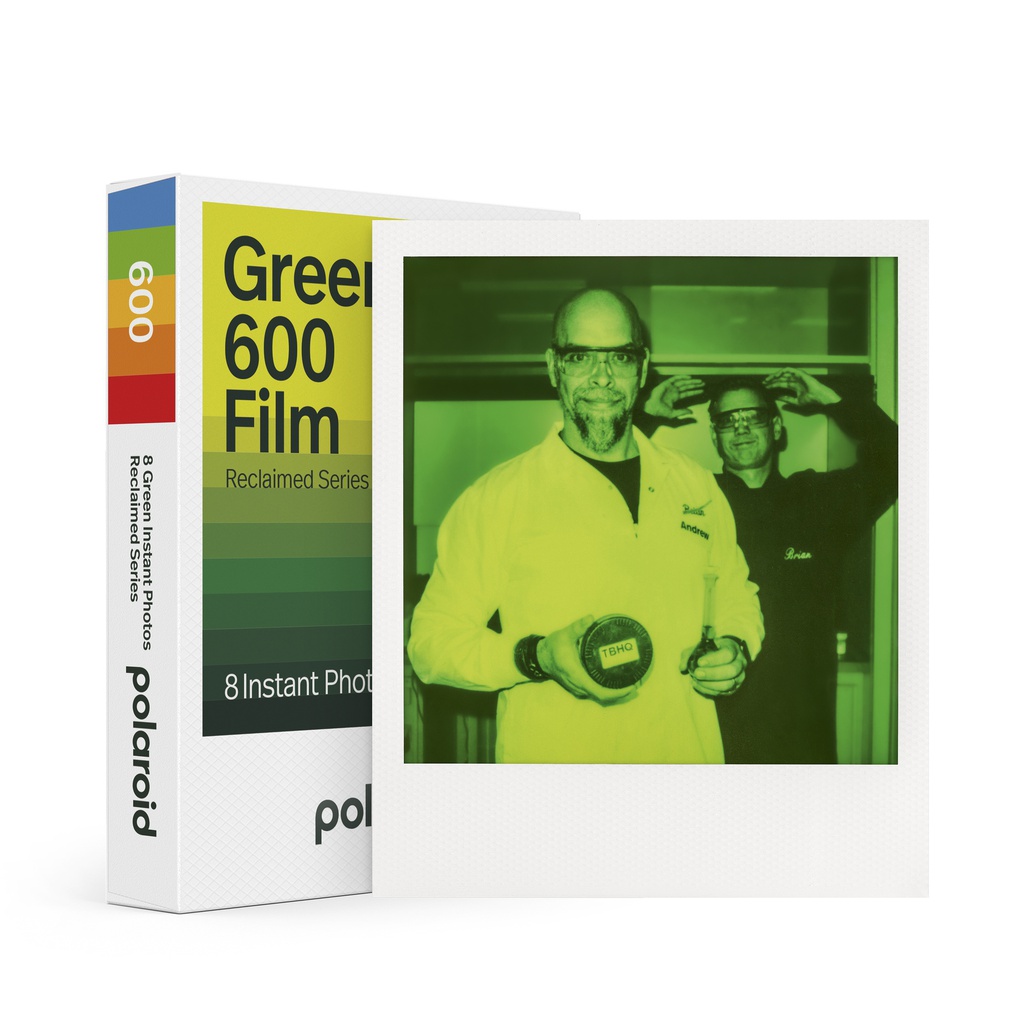 Polaroid Color 600 Film  „Green Film - Reclaimed Series"