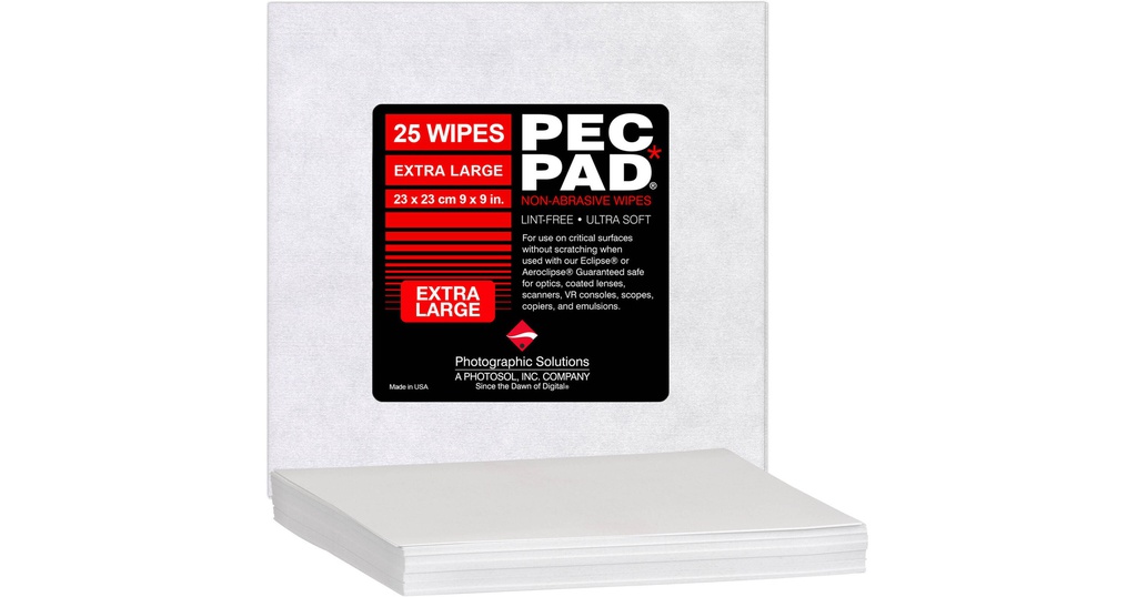 PEC PAD 9 in. x 9 in. Sheets - 25 Pack