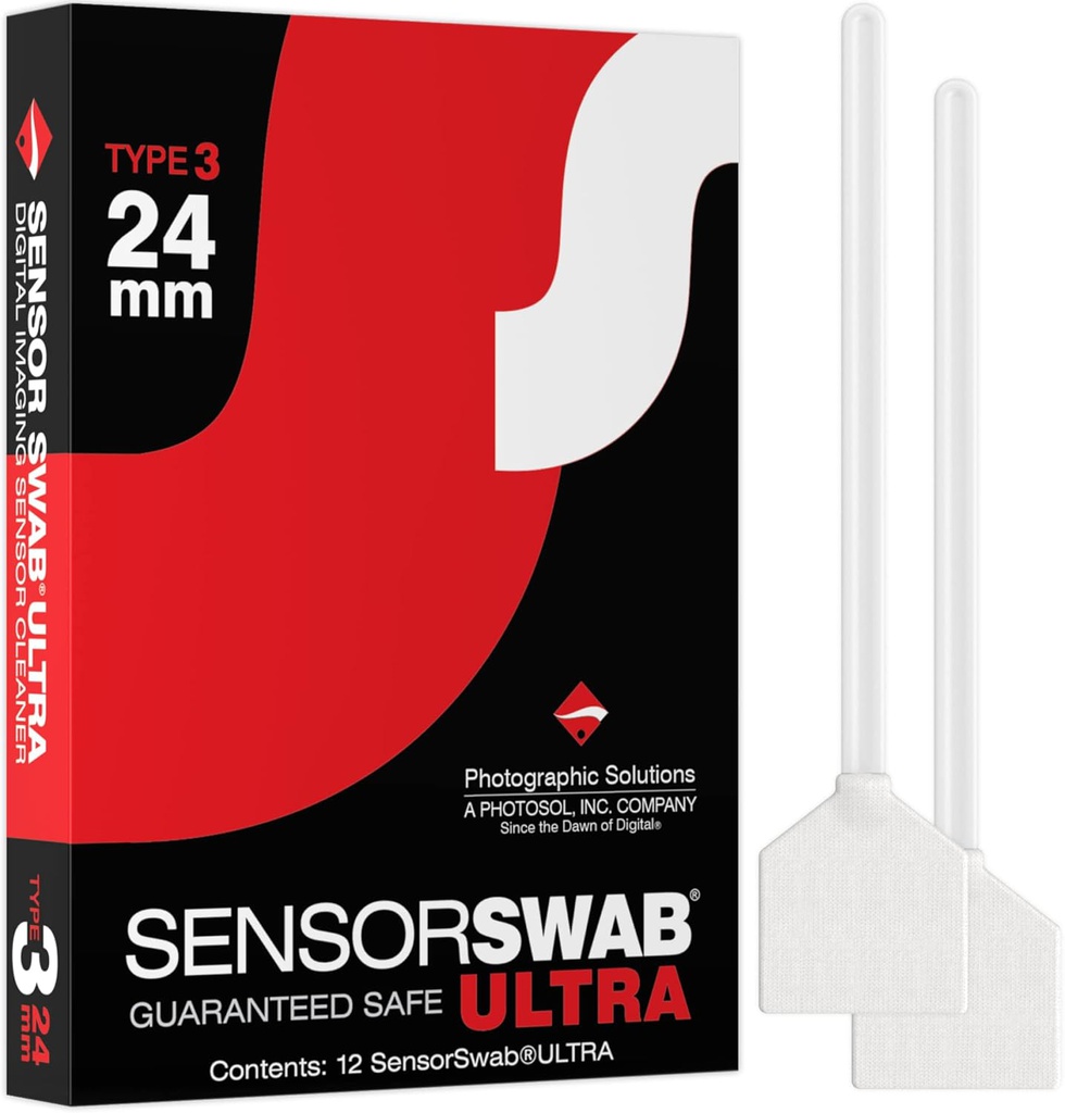 Photographic Solutions SENSORSWAB Type 3 - 24mm - 12 pcs