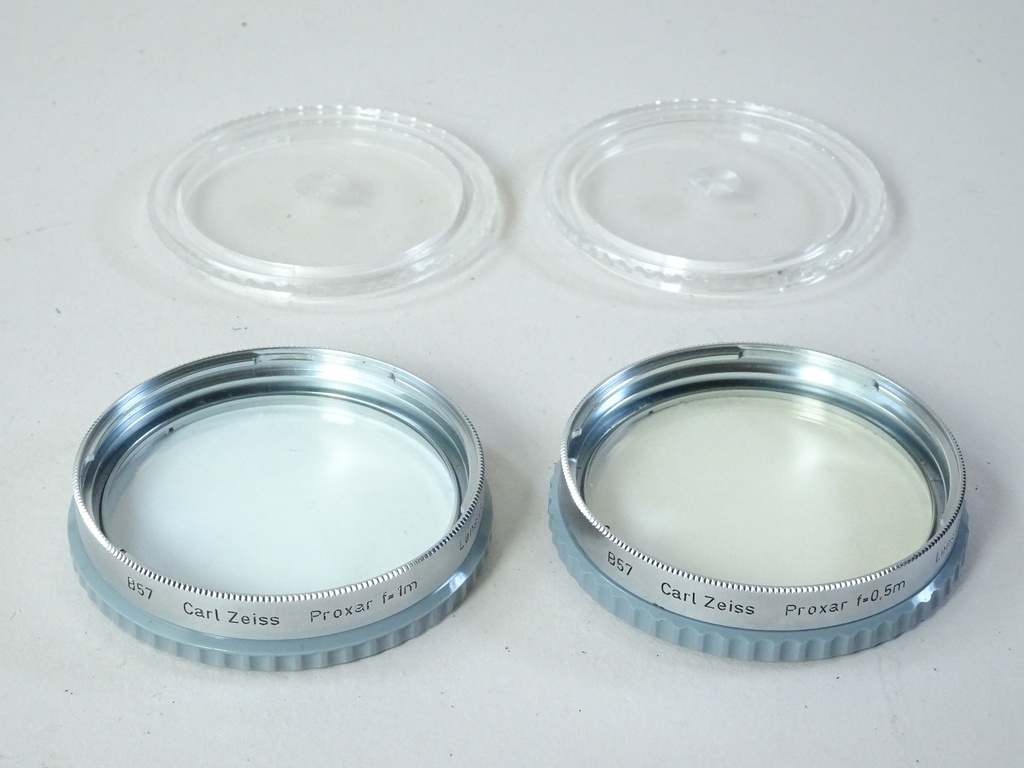 Zeiss Proxar Nahlinsen B57, 0,5 und 1m