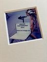 Passepartout 20x25 cm per Polaroid Films 600/SX-70 (Fullframe)