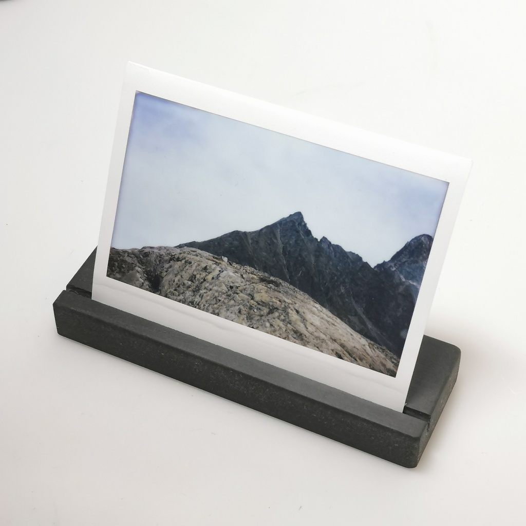 Polaroid Stand 10 cm (Polaroid SX-70/600) MDF schwarz gewachst