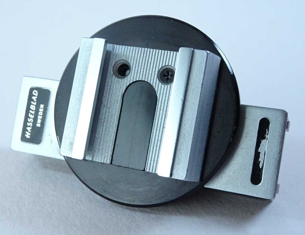 Hasselblad Schlitten mit Zubehörschuh