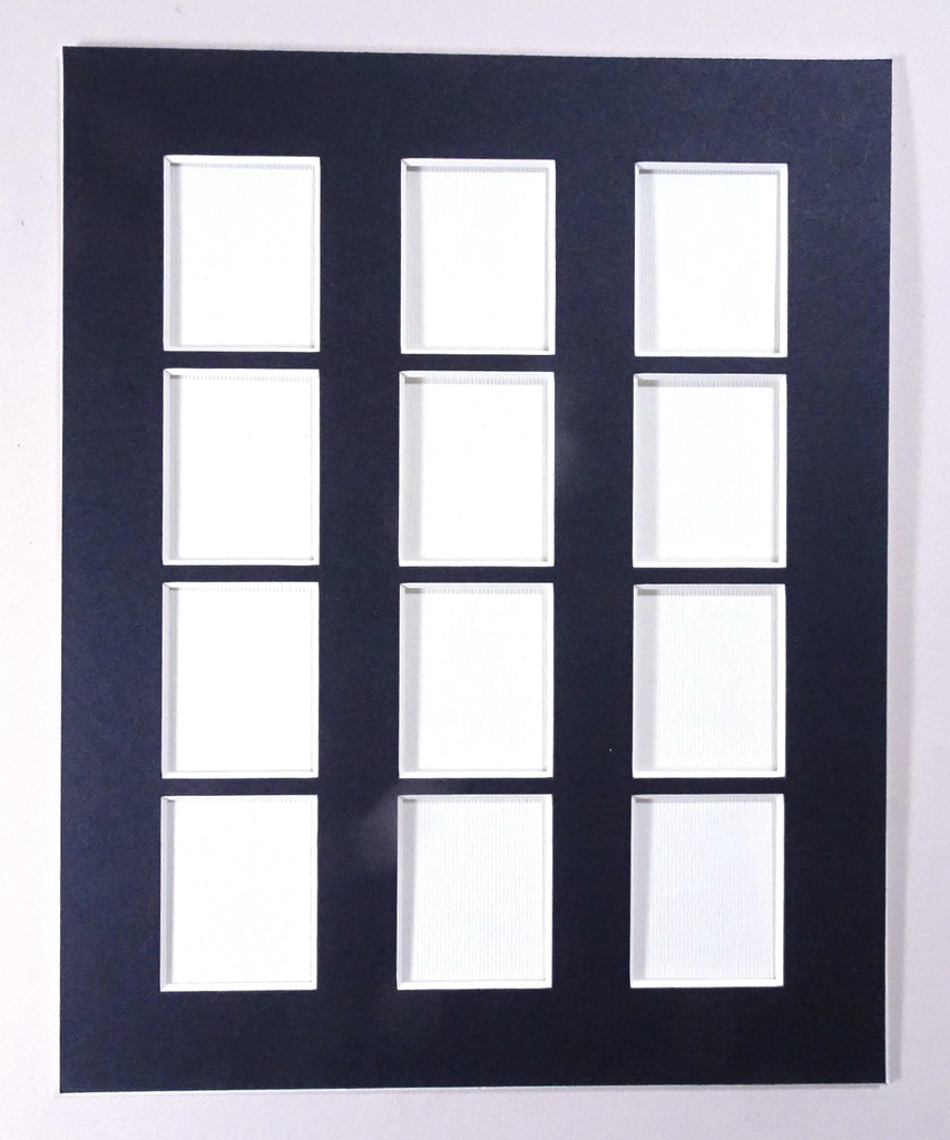 Passepartout Fotoautomatica 3 Streifen 1,9mm schwarz