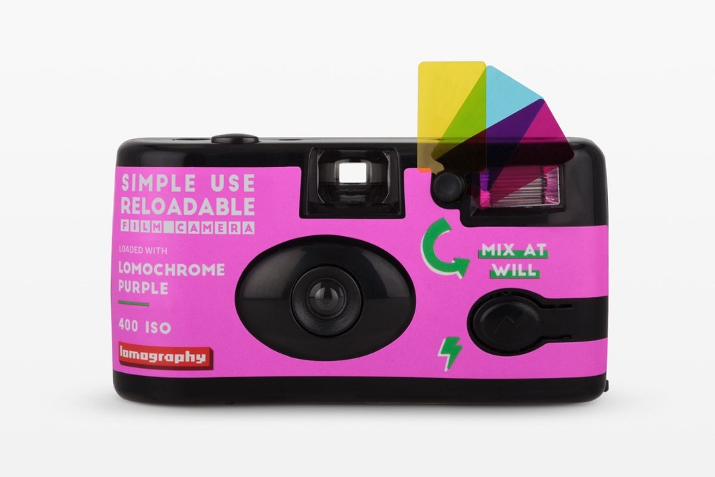 Lomography Simple Use reloadable camera LomoChrome Purple