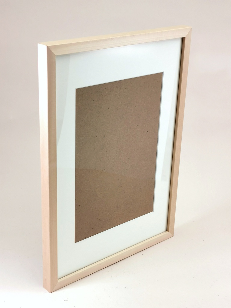 A3 Rahmen, Lindenholz inkl. Passepartout 21x30cm